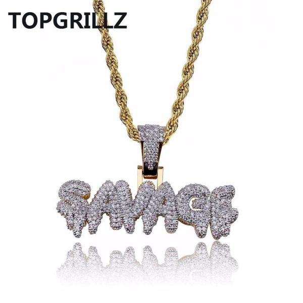 rillz hip hop necklace brass gold color iced out micro pave cubic zircon savage pendant necklace charm for men gifts, Silver
rillz hip hop necklace brass gold color iced out micro pave cubic zircon savage pendant necklace charm for men gifts, Silver