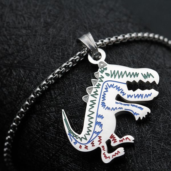pendant necklaces for men cartoon pendants wholesale dragon stainless steel chain hip hop statement gifts male accessories, Silver
pendant necklaces for men cartoon pendants wholesale dragon stainless steel chain hip hop statement gifts male accessories, Silver