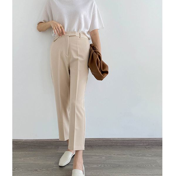 women's pants & capris women custom-woven four-way stretch twill small straight casual cigarette suit autumn 2021, Black;white
women's pants & capris women custom-woven four-way stretch twill small straight casual cigarette suit autumn 2021, Black;white