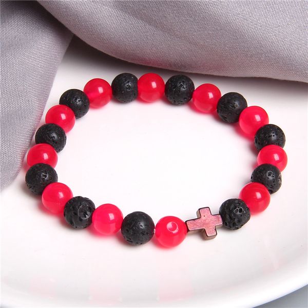 charm bracelets bead bangles for men&women natural stone agates lava cross bracelet homme femme jewelry pulseras, Golden;silver
charm bracelets bead bangles for men&women natural stone agates lava cross bracelet homme femme jewelry pulseras, Golden;silver