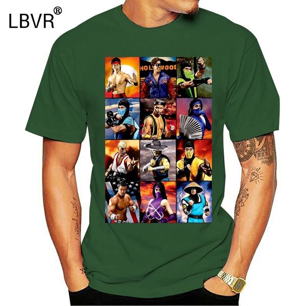 new fashion t shirt mortal kombat ii kombatants t-shirt men summer tee shirt