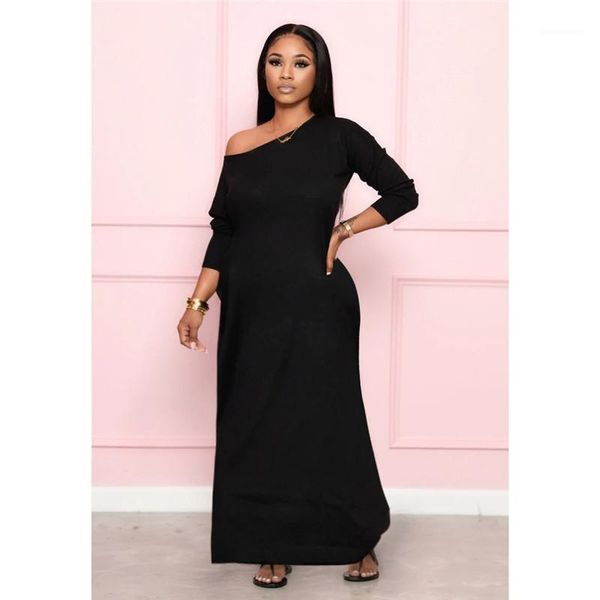 designer casual dress solid color off shoulder a line dress streetwear female clothing dropshipping autumn ladies, Black;gray
designer casual dress solid color off shoulder a line dress streetwear female clothing dropshipping autumn ladies, Black;gray