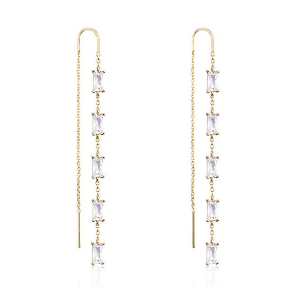 luxury cubic zirconia tassel chain long earrings gold silver color ear line star/square cz drop earrings for women jewelry gifts 200923
luxury cubic zirconia tassel chain long earrings gold silver color ear line star/square cz drop earrings for women jewelry gifts 200923
