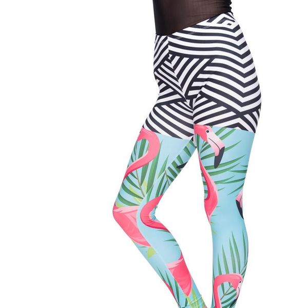 new arrival women legging flamingo palm leaves printing leggings slim cozy high waist woman pants, Black
new arrival women legging flamingo palm leaves printing leggings slim cozy high waist woman pants, Black