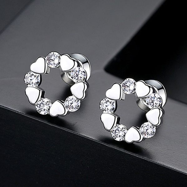 trendy zirconia crystal gold round flower stud earrings luxury circle small love earrings for women fashion jewelry 2020, Golden;silver
trendy zirconia crystal gold round flower stud earrings luxury circle small love earrings for women fashion jewelry 2020, Golden;silver