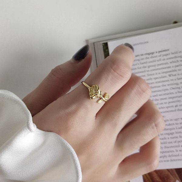 cluster rings louleur 925 sterling silver gold rose flower fashion charm wild index finger open for women festival jewelry, Golden;silver
cluster rings louleur 925 sterling silver gold rose flower fashion charm wild index finger open for women festival jewelry, Golden;silver