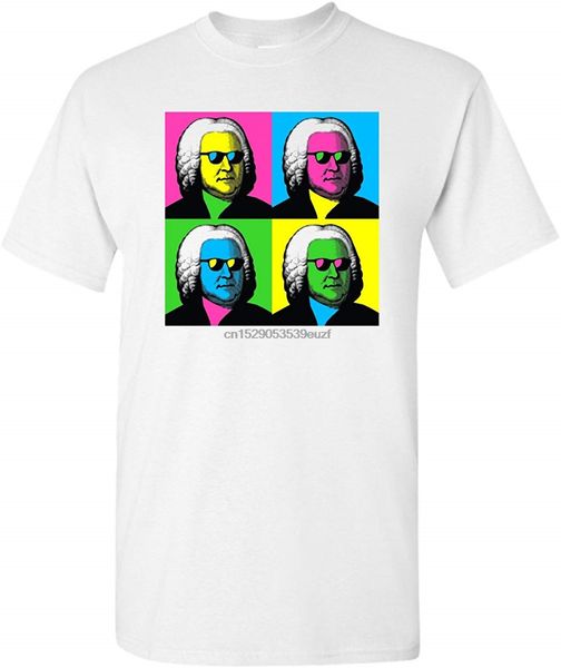 johann sebastian bach pop art funny humor baroque classical music men t shirt men women tee shirt outfit casual