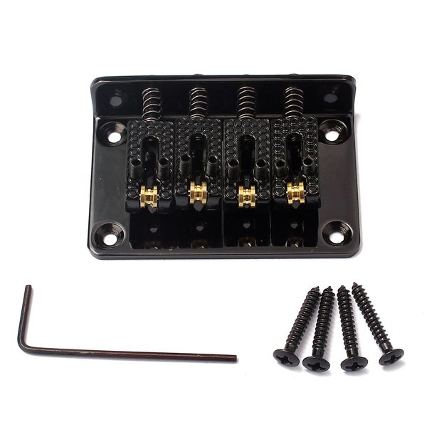 black 4 string bridge with wrench screws for mandolin ukulele cigar box guitar parts
black 4 string bridge with wrench screws for mandolin ukulele cigar box guitar parts