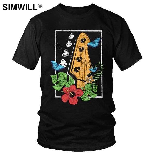 fashion distressed natural bass guitar butterflies t shirt for men cotton t-shirt short sleeve musical instrument rock lover tee
fashion distressed natural bass guitar butterflies t shirt for men cotton t-shirt short sleeve musical instrument rock lover tee