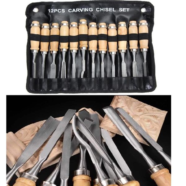 professional 12 pcs/set of hand carved carpenter's hand chisel tool set carving knife chisel carving diy tools
professional 12 pcs/set of hand carved carpenter's hand chisel tool set carving knife chisel carving diy tools