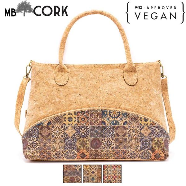 natural cork handbag with shoulder strap and mosaic design | made with cork fabric bag-2008
natural cork handbag with shoulder strap and mosaic design | made with cork fabric bag-2008