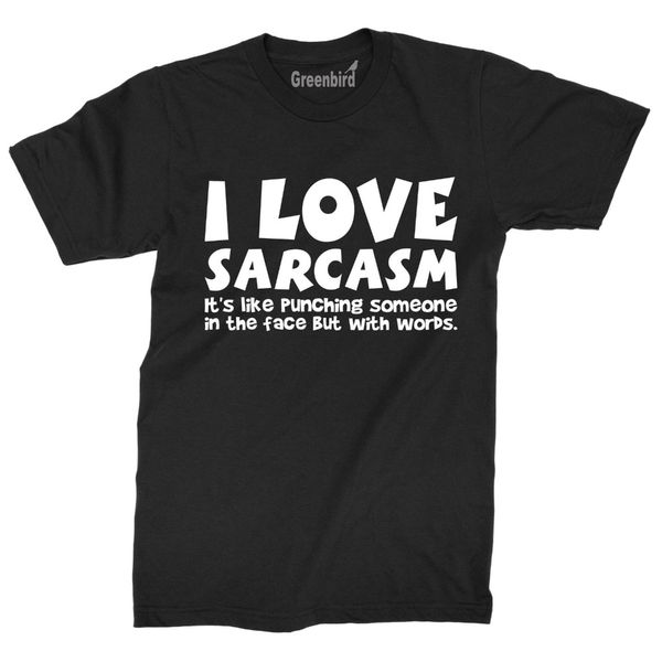 2020 fashion short sleeve black t shirt i love sarcasm tshirt funny humor gift holiday joke party summer 100% cotton tee
2020 fashion short sleeve black t shirt i love sarcasm tshirt funny humor gift holiday joke party summer 100% cotton tee