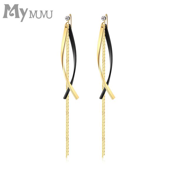 stud earrings for women in south korea simple temperament with tassel long personality trendy face thin z379, Golden;silver
stud earrings for women in south korea simple temperament with tassel long personality trendy face thin z379, Golden;silver