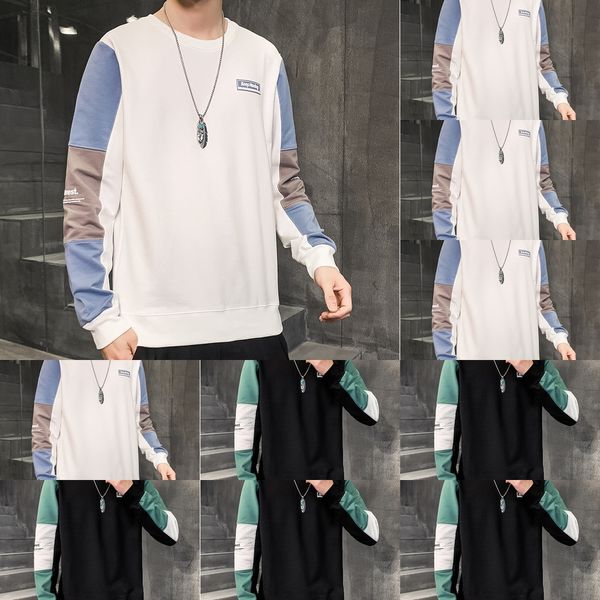 2020 autumn sweatert-shirt sweateryouth studentscasual fashion daily sweater new men's long sleeve round collar t-shirt wein7, Black
2020 autumn sweatert-shirt sweateryouth studentscasual fashion daily sweater new men's long sleeve round collar t-shirt wein7, Black