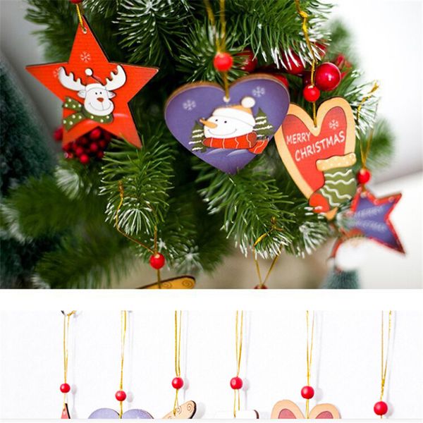 creative santa snowman painted christmas tree beads wooden pendant wooden sign ornaments closet door and window tag
creative santa snowman painted christmas tree beads wooden pendant wooden sign ornaments closet door and window tag