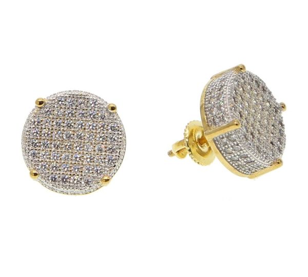 14mm disc micro pave cubic zirconia gold colors bling hip hop women mens screwback88, Golden;silver
14mm disc micro pave cubic zirconia gold colors bling hip hop women mens screwback88, Golden;silver
