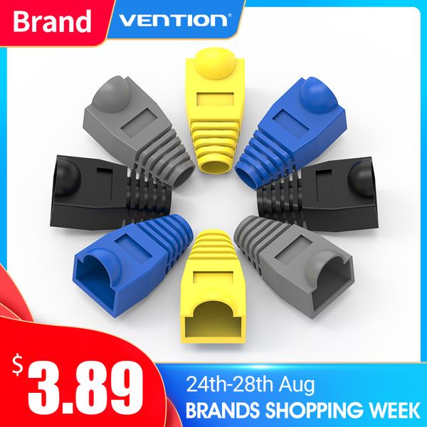 computer cables & connectors vention rj45 strain relief boots ethernet connector plug cover 50pcs cap for cat5e/6 cable
computer cables & connectors vention rj45 strain relief boots ethernet connector plug cover 50pcs cap for cat5e/6 cable