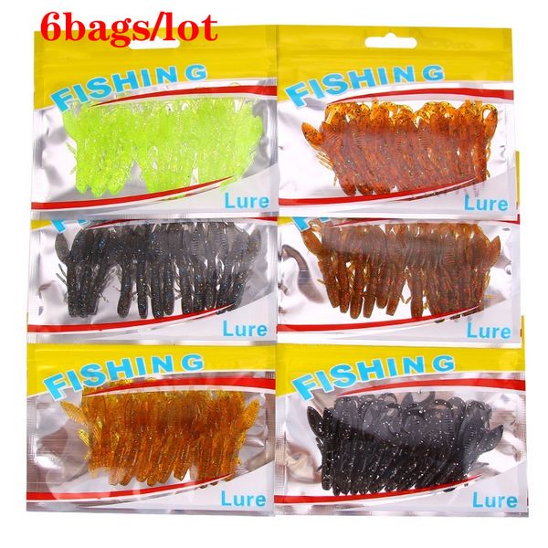 6bags/lot 5.5cm/1.4g bionic crawfish worm lure fishing lure set kit bass trout shrimp soft bait artificial lure freshwater saltwater fishing
6bags/lot 5.5cm/1.4g bionic crawfish worm lure fishing lure set kit bass trout shrimp soft bait artificial lure freshwater saltwater fishing
