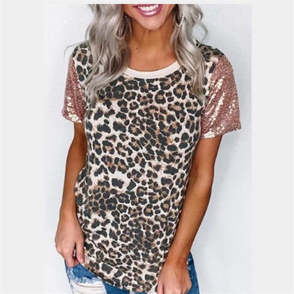 tees casual classic fashion slim womens t shirts sequins leopard womens tshirts summer short sleeve designer womens, White
tees casual classic fashion slim womens t shirts sequins leopard womens tshirts summer short sleeve designer womens, White