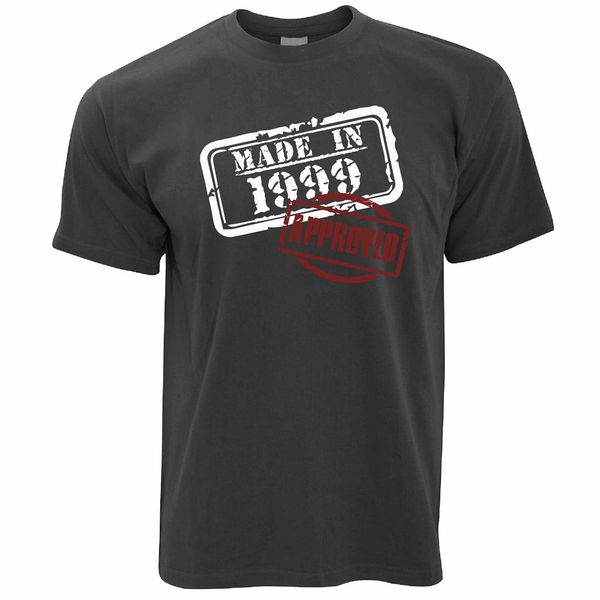 20th birthday t shirt made in 1999 approved distressed twentieth gift idea fashion classic tee shirt
20th birthday t shirt made in 1999 approved distressed twentieth gift idea fashion classic tee shirt