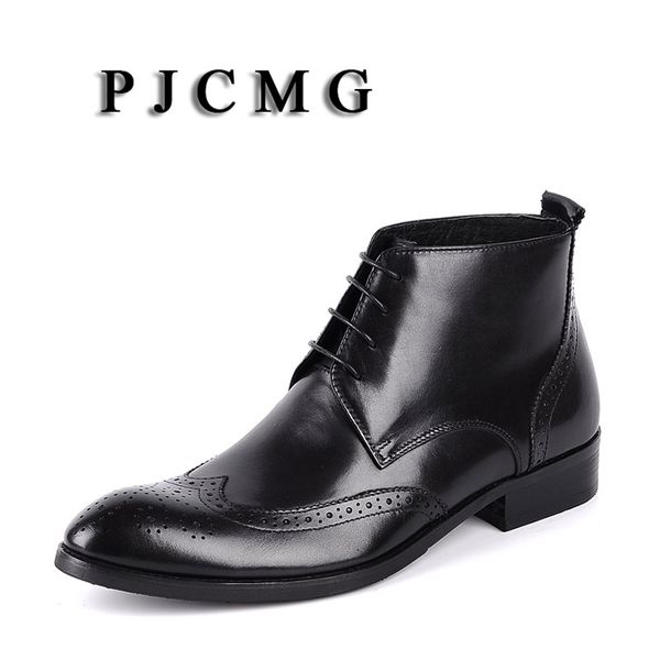 pjcmg new cowhide boots genuine soft leather black/red pointed toe breathable bullock patterns oxford dress shoes for men boots
pjcmg new cowhide boots genuine soft leather black/red pointed toe breathable bullock patterns oxford dress shoes for men boots
