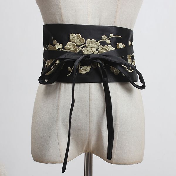 seebeautiful simple lace up knot-bow embroidery waist seal wide belts women summer autumn 2020 new fashion tide l965, Black;brown
seebeautiful simple lace up knot-bow embroidery waist seal wide belts women summer autumn 2020 new fashion tide l965, Black;brown
