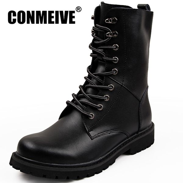 fashion casual men winter shoes genuine leather men boots comfortable keep warm work shoes round toe lace-up boots, Black
fashion casual men winter shoes genuine leather men boots comfortable keep warm work shoes round toe lace-up boots, Black