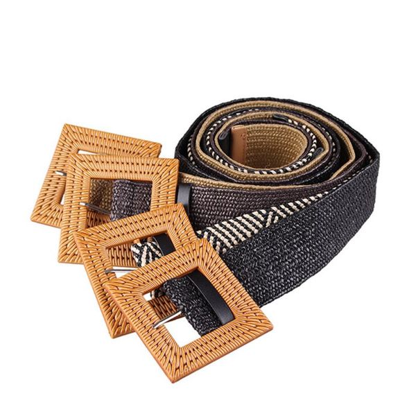 женщины богемского плетеный пояс ручной работы вязаная woven wax rope регулируемая пряжка площади декоративные широкий waistband, Black;brown
женщины богемского плетеный пояс ручной работы вязаная woven wax rope регулируемая пряжка площади декоративные широкий waistband, Black;brown