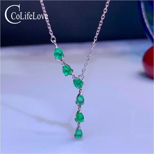 chains colife jewelry 925 silver emerald necklace for wedding natural birthday gift woman
chains colife jewelry 925 silver emerald necklace for wedding natural birthday gift woman