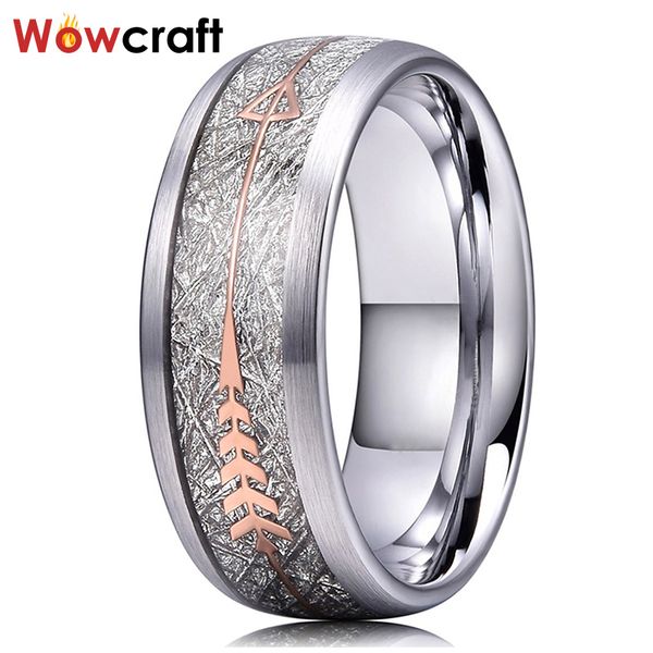 8mm tungsten carbide rings for men women wedding bands arrow inlay meteorite inlay matte finish comfort fit, Golden;silver
8mm tungsten carbide rings for men women wedding bands arrow inlay meteorite inlay matte finish comfort fit, Golden;silver