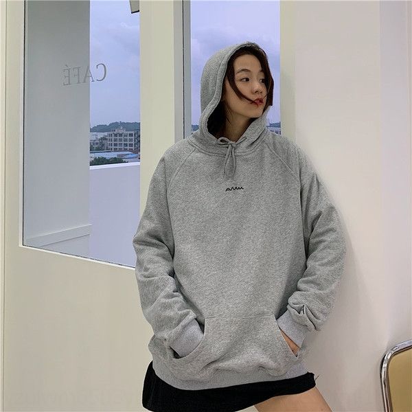 a22autumn new base long sleeve for female students loose sweater all-match mid-length ins super hooded sweater ieyyh, Black
a22autumn new base long sleeve for female students loose sweater all-match mid-length ins super hooded sweater ieyyh, Black