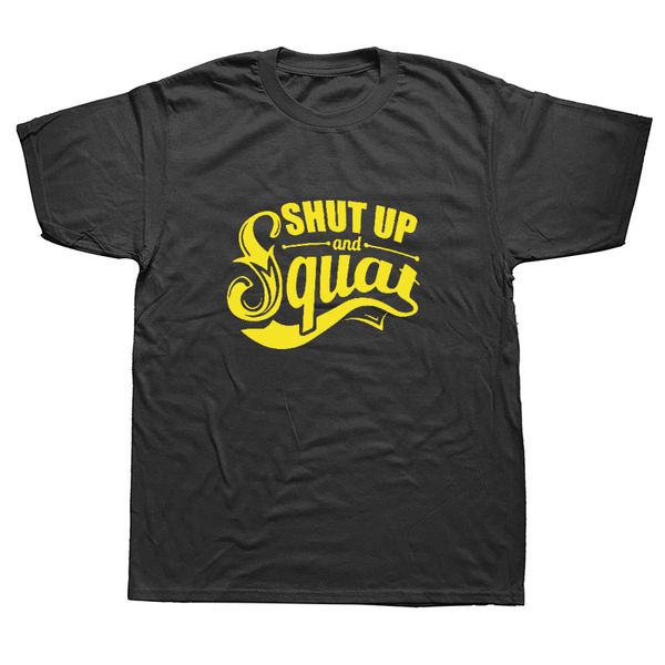 summer new shut up and squat t shirt men short sleeve o-neck cotton t-shirt funny printed tees camisetas
summer new shut up and squat t shirt men short sleeve o-neck cotton t-shirt funny printed tees camisetas