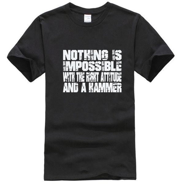 funny mens t shirts nothing is impossible with the right attitude t-shirt
funny mens t shirts nothing is impossible with the right attitude t-shirt