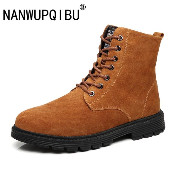 boots leather mens casual fashion high lace up autumm and winter large size shoes vintage combat footwear, Black
boots leather mens casual fashion high lace up autumm and winter large size shoes vintage combat footwear, Black