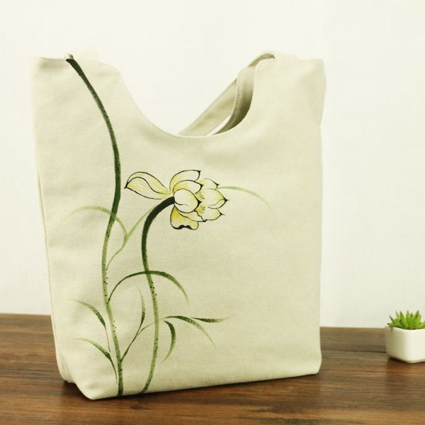 2020 new hand-painted ladies shoulder bag literary fan features female student storage bag washed canvas
2020 new hand-painted ladies shoulder bag literary fan features female student storage bag washed canvas