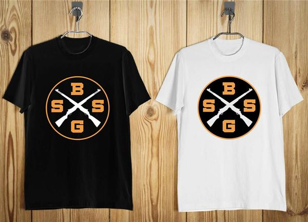 new barrett firearms gun logo men's t-shirt black and white c loose size ajax tee shirt
new barrett firearms gun logo men's t-shirt black and white c loose size ajax tee shirt