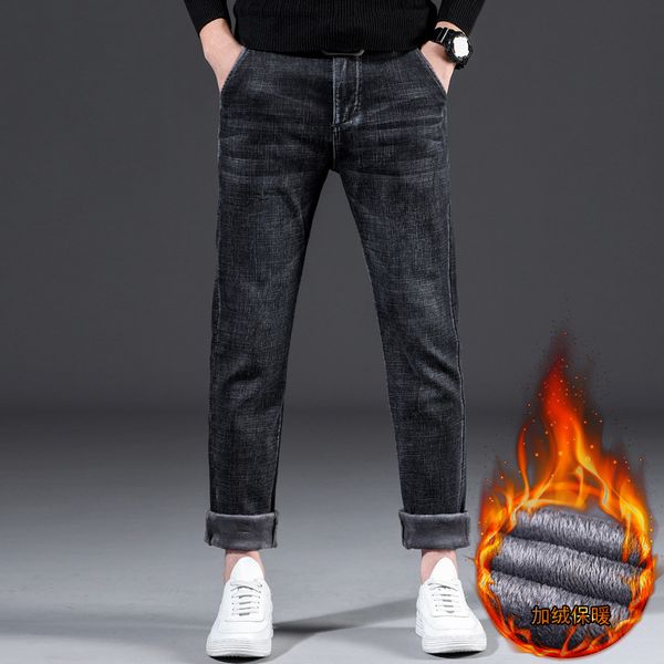 large size 42 44 46 winter 2020 men's fashion thickening fleece warm jeans slim stretch warm jeans boyfriend, Blue
large size 42 44 46 winter 2020 men's fashion thickening fleece warm jeans slim stretch warm jeans boyfriend, Blue
