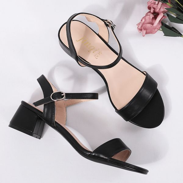 summer 4cm heel sandals women hollow buckle slides narrow band gladiator shoes ladies peep toe slide fashion sandalias mujer, Black
summer 4cm heel sandals women hollow buckle slides narrow band gladiator shoes ladies peep toe slide fashion sandalias mujer, Black