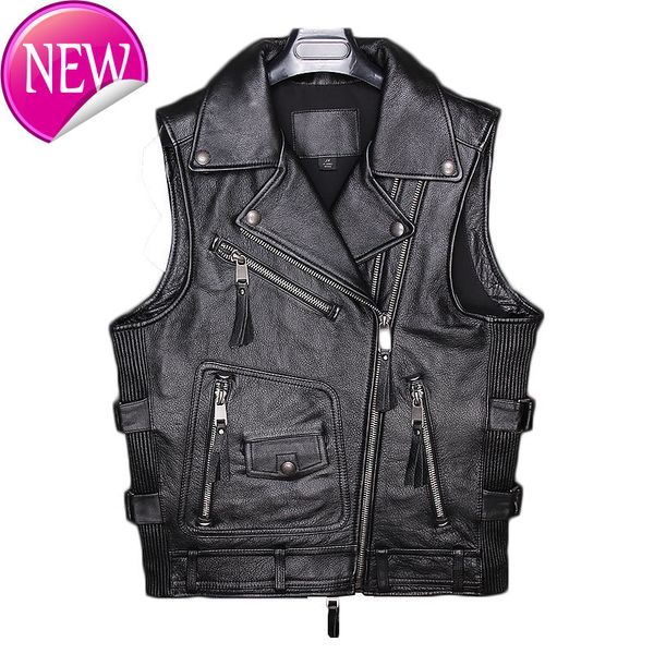 men's vests brown 2021 vintage men american style biker's leather vest plus size 6xl genuine thick cowhide autumn short motorcycle, Black;white
men's vests brown 2021 vintage men american style biker's leather vest plus size 6xl genuine thick cowhide autumn short motorcycle, Black;white