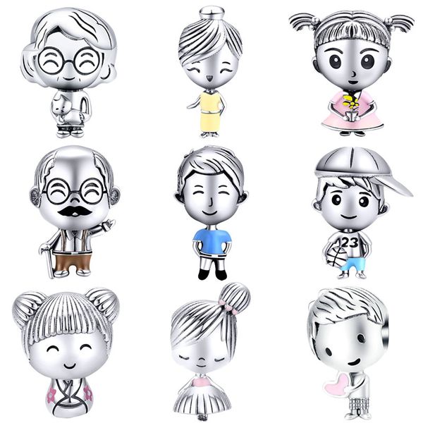 wostu new design 925 sterling silver family beads charms fit original bracelet pendant fashion diy jewelry
wostu new design 925 sterling silver family beads charms fit original bracelet pendant fashion diy jewelry