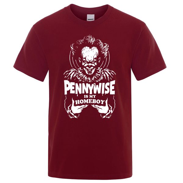 2019 summer 100% cotton o neck men short sleeve t-shirt clown is my homeboy pennywise it halloween horror t shirt
2019 summer 100% cotton o neck men short sleeve t-shirt clown is my homeboy pennywise it halloween horror t shirt