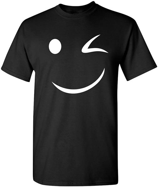 guys simple tees wink smile men humor graphic t-shirts cotton fabric novelty o-neck funny t shirt
guys simple tees wink smile men humor graphic t-shirts cotton fabric novelty o-neck funny t shirt