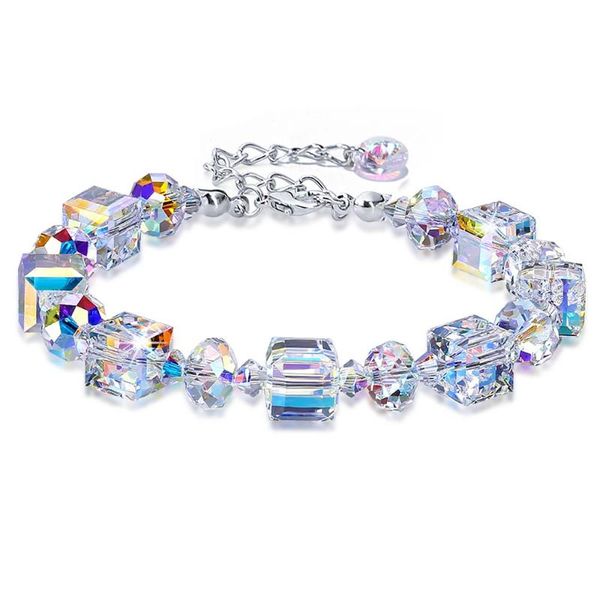 charm bracelets summer geometric square crystal for women fashion adjustable engagement party jewelry pulseras mujer, Golden;silver
charm bracelets summer geometric square crystal for women fashion adjustable engagement party jewelry pulseras mujer, Golden;silver