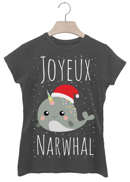 batch1 joyeux no l narval no l fantaisie mode femmes no l t - shirt oversized tee shirt