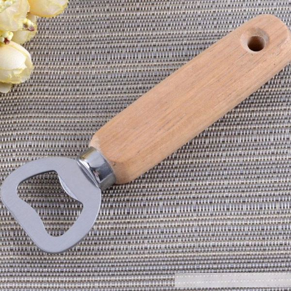 wooden handle stainless steel beer bottle opener drinks bottle cap openers for home party bar kitchen tools
wooden handle stainless steel beer bottle opener drinks bottle cap openers for home party bar kitchen tools