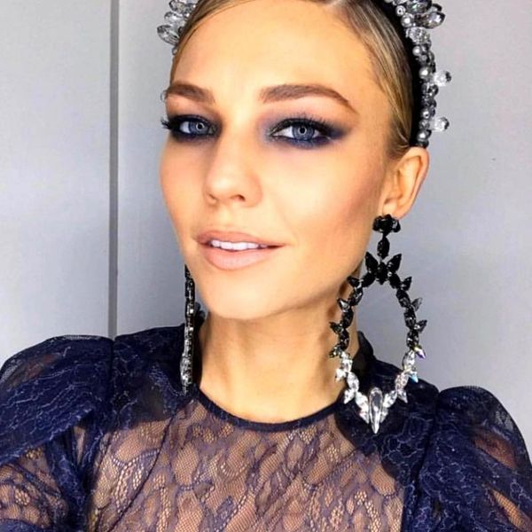 dangle & chandelier luxury shiny black white rhinestone big drop earings for women fashion jewelry statement earrings accessories, Silver 
dangle & chandelier luxury shiny black white rhinestone big drop earings for women fashion jewelry statement earrings accessories, Silver