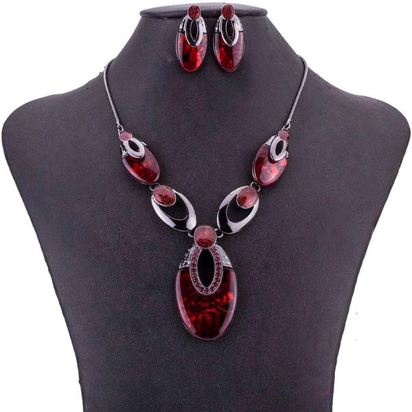 ms1505025 oval design jewelry sets lead&nickle red pendant necklace antique plated grey jewelry sets, Silver
ms1505025 oval design jewelry sets lead&nickle red pendant necklace antique plated grey jewelry sets, Silver
