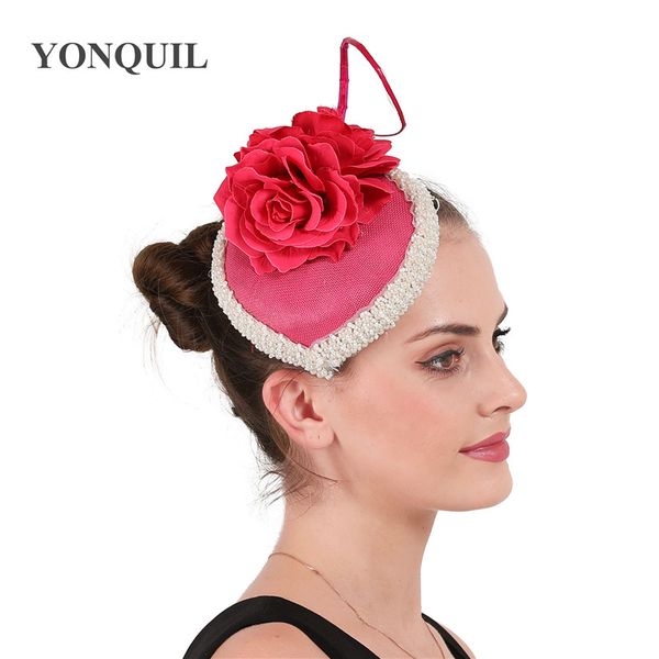 new fashion pink wedding fascinators hat peal decor headwear womens occasion floral fedora hat wedding hair accessories, Blue;gray
new fashion pink wedding fascinators hat peal decor headwear womens occasion floral fedora hat wedding hair accessories, Blue;gray