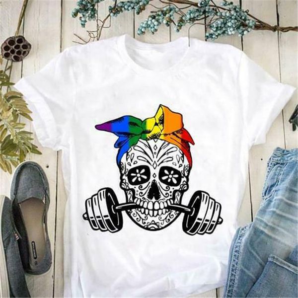 lgbt skull lady weight lifting tshirt women white m - 3xl fashion classic style tee shirt
lgbt skull lady weight lifting tshirt women white m - 3xl fashion classic style tee shirt
