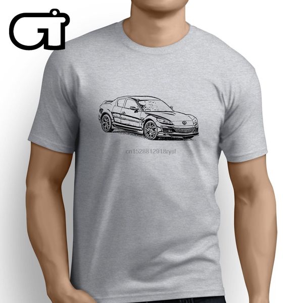 mazda rx8 inspired car art men&rsquos t-shirt